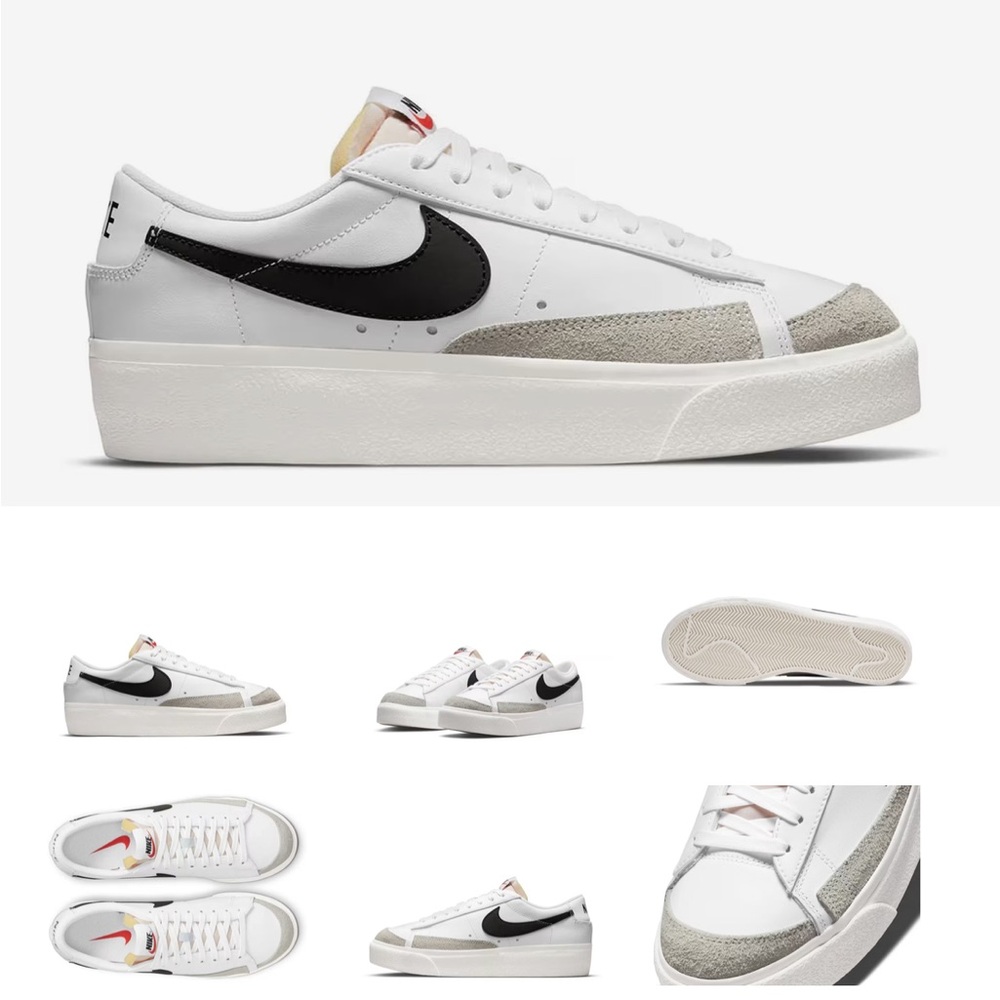 Nike Men's White, Black, and Gray Sneakers